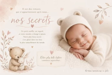 Créer un faire-part de naissance touchant : nos secrets