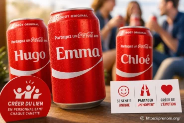 Pourquoi y a-t-il des prénoms sur les canettes de Coca-Cola ?