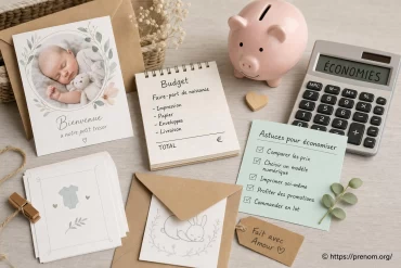 Combien coûte un faire-part de naissance et comment économiser ?