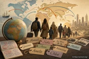 Prénoms et migrations : comment les grands mouvements de populations ont influencé les prénoms