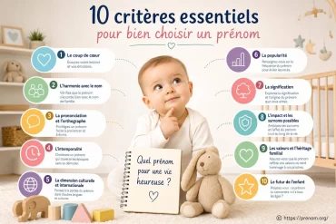 10 critères essentiels pour bien choisir un prénom unique et significatif
