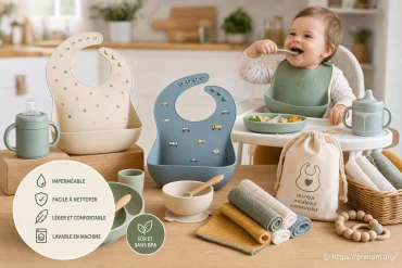 Bavoirs et accessoires de repas : comment allier praticité et entretien facile ?