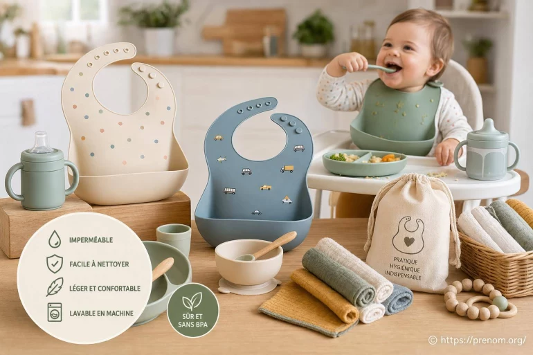 Bavoirs et accessoires de repas : comment allier praticité et entretien facile ?