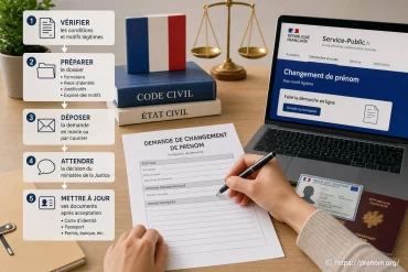 Quelles démarches pour changer de prénom en France ?