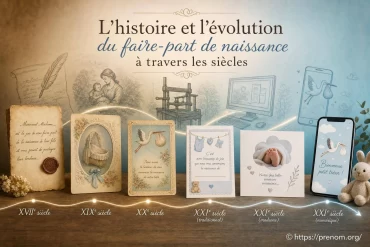 L'histoire et l'évolution du faire-part de naissance à travers les siècles