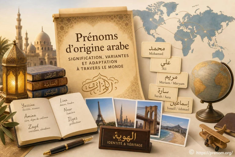 Prénoms d’origine arabe : significations, variantes et adaptations dans le monde
