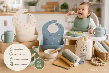 Bavoirs et accessoires de repas : comment allier praticité et entretien facile ?