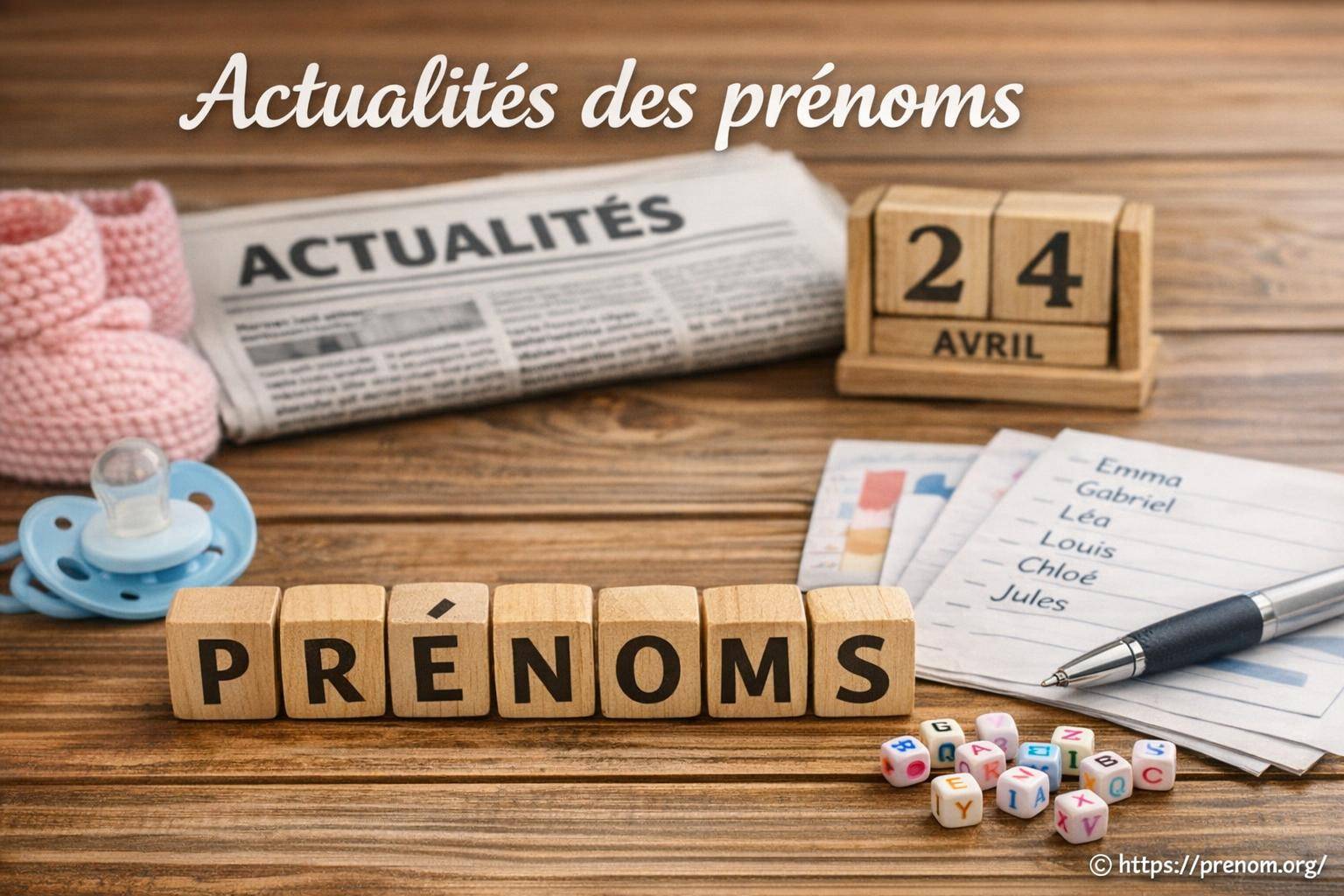 Actualités des prénoms
