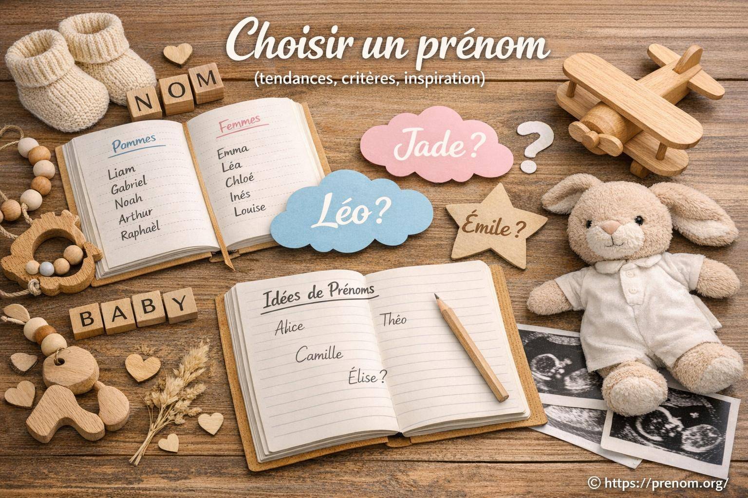 Choisir un prénom (tendances, critères, inspiration)