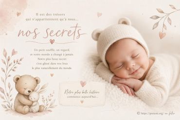 Créer un faire-part de naissance touchant : nos secrets