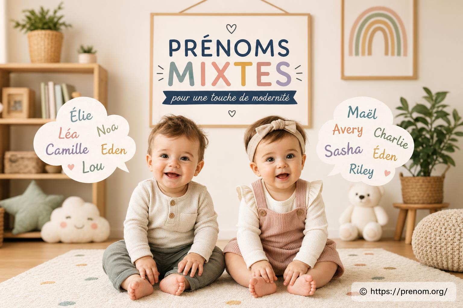 Prénoms mixtes : comment apporter une touche de modernité à votre choix ?