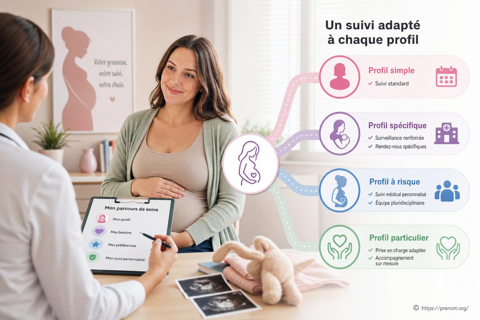 Les parcours de soins pendant la grossesse : comment adapter son suivi selon son profil
