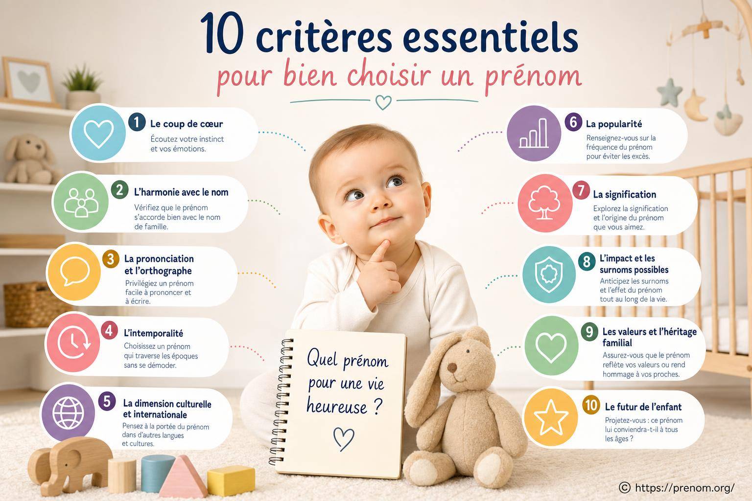10 critères essentiels pour bien choisir un prénom unique et significatif