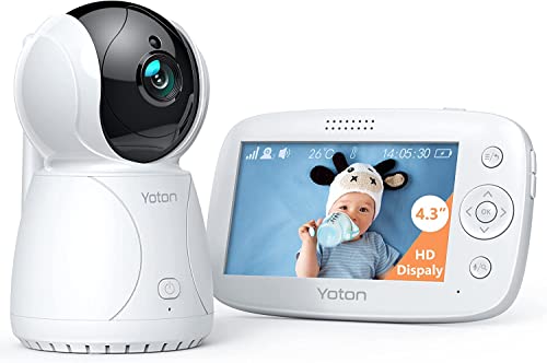 YOTON 【Amélioré】 Babyphone Camera, Babyphone Video avec 4,